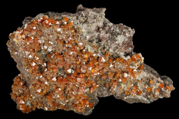 Red-Orange Bipyramidal Wulfenite Crystals - Melissa Mine, Arizona #118991